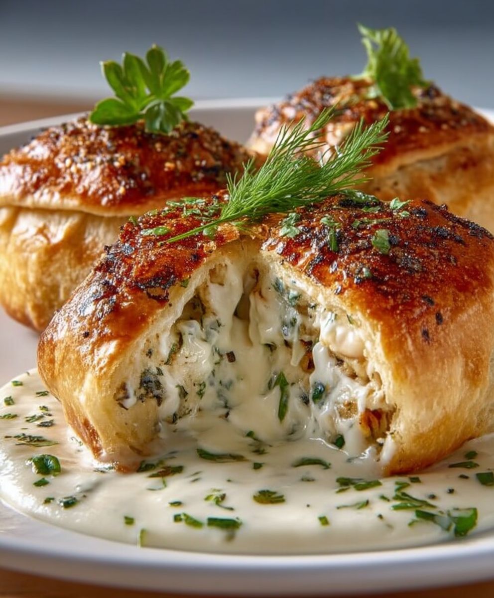 Tender Chicken Pillows with Creamy Parmesan Sauce (Easy 30-Minute Dinner Recipe) image 2